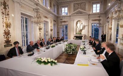 La reunión del ministros del Grupo de Reflexión sobre el futuro de la Unión Europea.