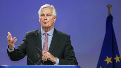 El negociador jefe de la UE para el &quot;brexit&quot;, Michel Barnier.