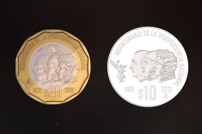 Monedas bicentenario de la independencia de México Banxico