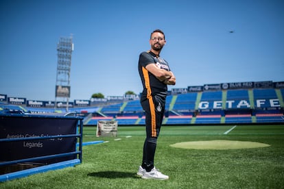 José Bordalás, entrenador de Getafe, este viernes en el Coliseum Alfonso Pérez.