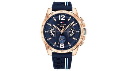 Reloj Tommy Hilfiger con correa de silicona.