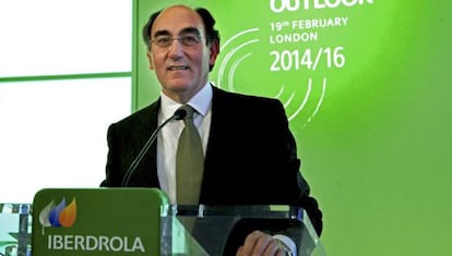 El presidente de Iberdrola, Ignacio Sánchez Galán. EFE