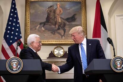 Abbas y Trump, este miércoles en la Casa Blanca