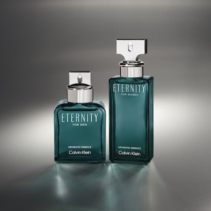 Las nuevas fragancias Calvin Klein Eternity Aromatic Essence para hombre y mujer.