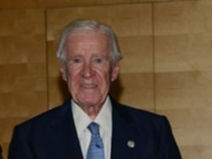 Enrique de Sendagorta, colegiado de honor del Colegio de Ingenieros Navales y Oceánicos de España