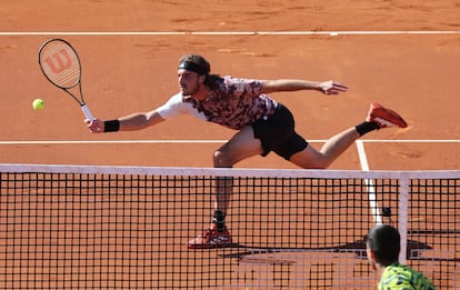 El griego Stefanos Tsitsipas, durante el partido. 