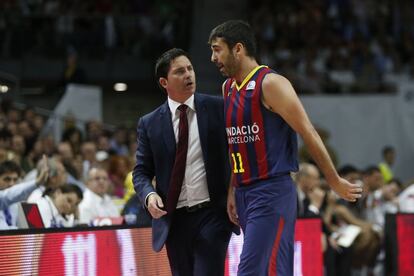 Xavi Pascual y Juan Carlos Navarro.