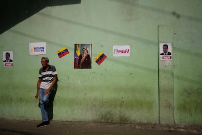 Propaganda a favor de Maduro en el barrio de Catia (Venezuela), el 5 de junio.