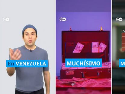 Capturas de pantalla del video publicado por Deutsche Welle.