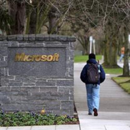 Una de las entradeas a la sede de Microsoft en Redmond (Washington).
