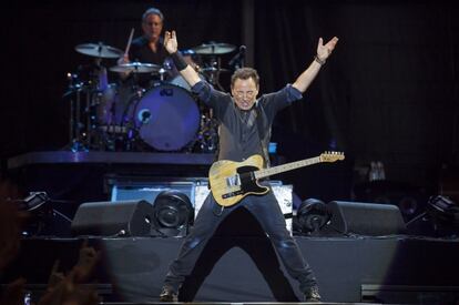 Bruce Springsteen  en el reciente concierto de Las Palmas.