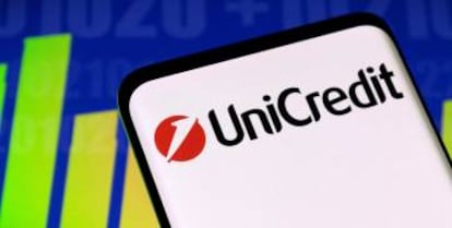 Logo de Unicredit en su aplicación bancaria.