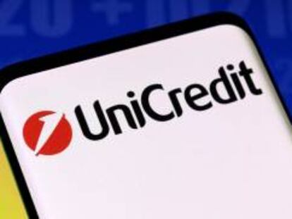 Logo de Unicredit en su aplicación bancaria.