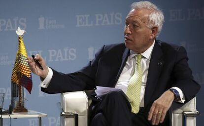 El ministro Jos&eacute; Manuel Garc&iacute;a Margallo, este lunes.