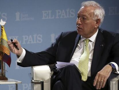 El ministro Jos&eacute; Manuel Garc&iacute;a Margallo, este lunes.