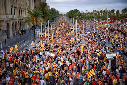 Manifestació de la Diada de Catalunya l'11 de setembre de 2025, convocada per l'ANC