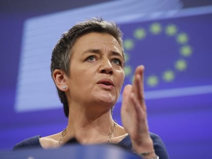 La comisaria europea de Competencia, Margrethe Vestager.