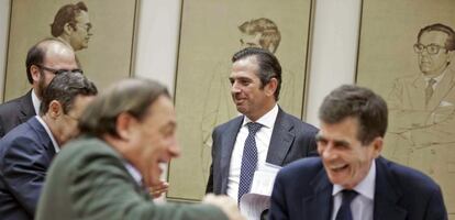 El secretario de Estado de Economía, Íñigo Fernández de Mesa, antes de su comparencia en la Comisión de Presupuestos, donde ha informado sobre las cuentas del Estado de 2016.