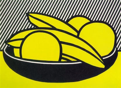 El algoritmo creado por investigadores estadounidenses determina la creatividad en función de la originalidad del cuadro y su influencia posterior. 'Plátanos y pomelo', de Roy Lichtenstein es, para la máquina, una de las obras más originales de la historia del arte.