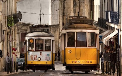 El tranvía 28 de Lisboa,