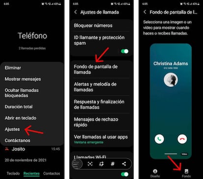 Cambia el fondo de las llamadas en tu Galaxy.