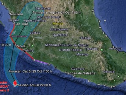 México se prepara para el huracán más violento de la historia