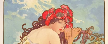 'Le stagioni: Estate' de Alphonse Mucha.