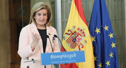 La Ministra de Empleo, F&aacute;tima Ba&ntilde;ez.