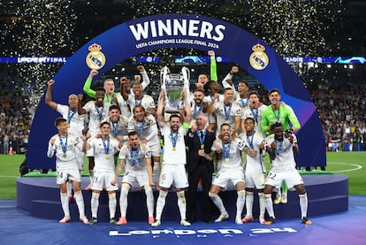 El Real Madrid gana al Dortmund con goles de Carvajal y Vinicius (0-2) y consigue su decimoquinta Champions.