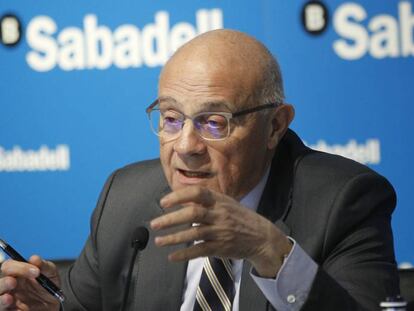 Josep Oliu, presidente de Banco Sabadell