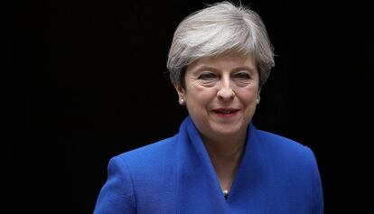 La primera ministra británica, Theresa May.