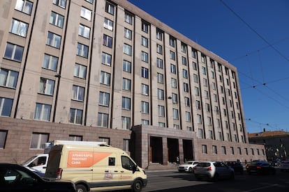 Cuartel general del FSB, los servicios secretos rusos, en San Petersburgo, el 2 de junio de 2021. Es el mismo edificio en el que el KGB soviético tenía su sede.