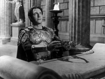 Christopher Plummer actua en 'La caída del Imperio romano', de 1964.