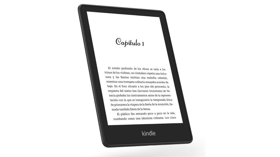 Kindle Paperwhite Signature Edition, de 32 GB de memoria interna.