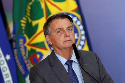 Bolsonaro em cerimônia no último dia 2, em Brasília.