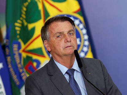 Bolsonaro em cerimônia no último dia 2, em Brasília.