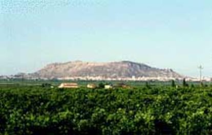 La Serra de Les Raboses, en Cullera.