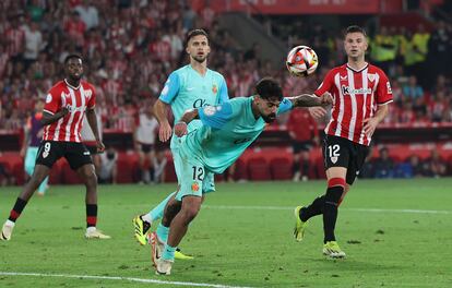 Samu Costa, en un momento del partido.