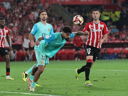 Samu Costa, en un momento del partido.