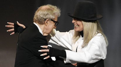 Woody Allen y Diane Keaton en la gala AFI Life Achievement Award el pasado mes de junio.