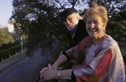 Francisco Rabal y asunción Balaguer en una imagen de abril de 2006.