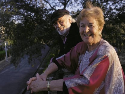 Francisco Rabal y asunción Balaguer en una imagen de abril de 2006. 