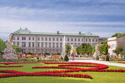 Los jardines del Palacio de Mirabell.