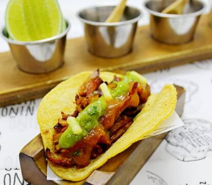 Taco al pastor de Niño Viejo, ma-ra-vi-lla