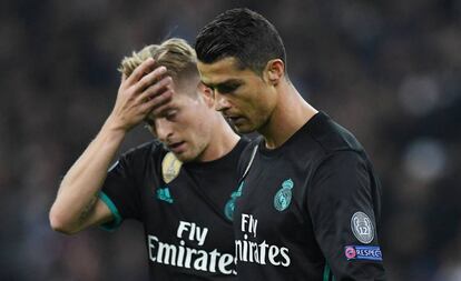 Cristiano Ronaldo y Toni Kroos, durante el partido.