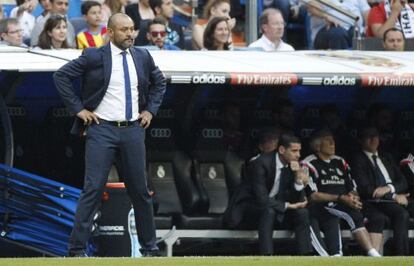 Nuno, durante el partido