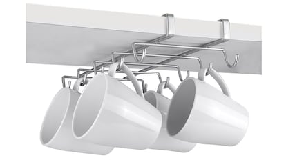ofertas amazon marcas italianas: soporte metalizado para colocar tazas en los estantes.
