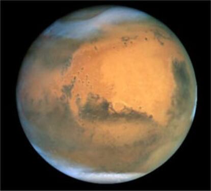 El 'planeta rojo', en una imagen de satélite