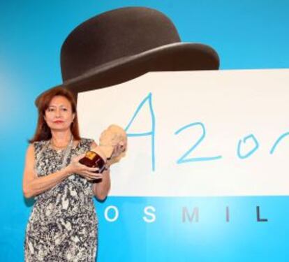 Pepa Roma, ganadora del Premio Azorín en 2011.