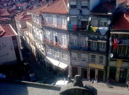 Barriada cercana a la Catedral de Oporto